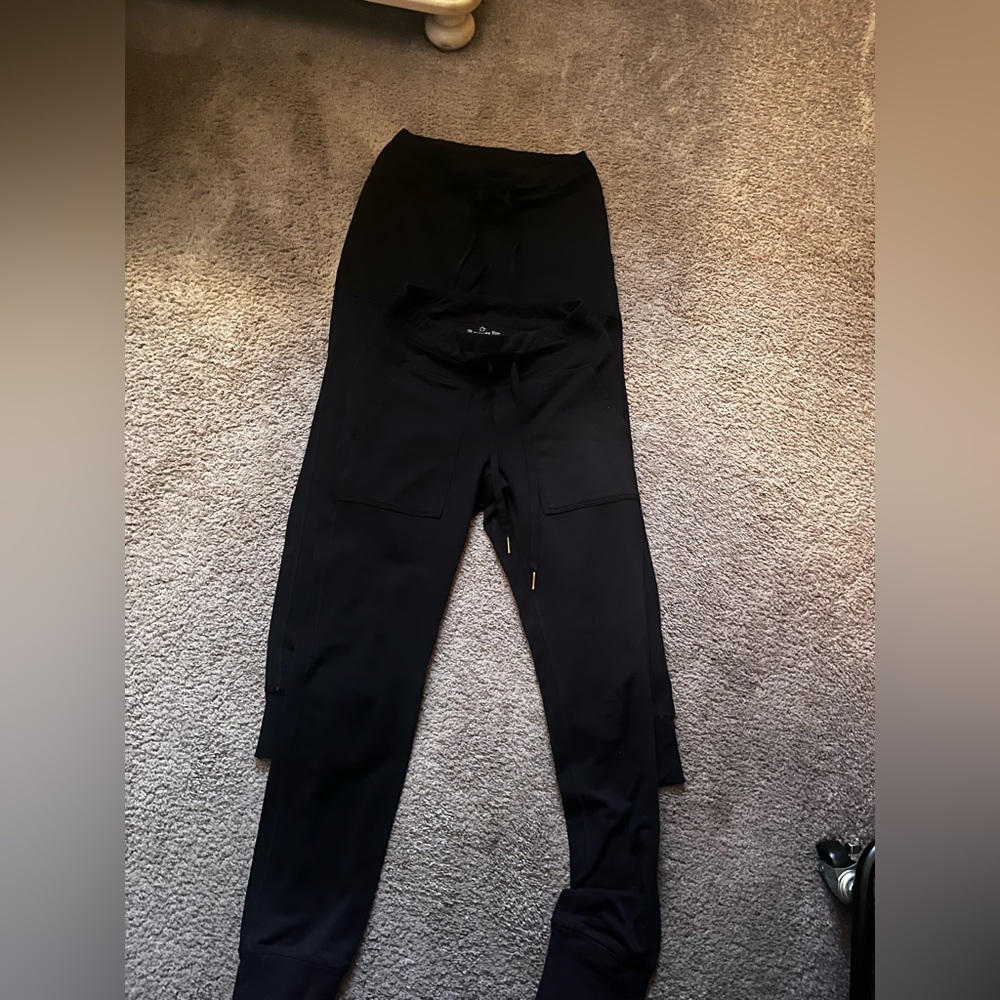 TWO pairs of aerie fleece lined joggers